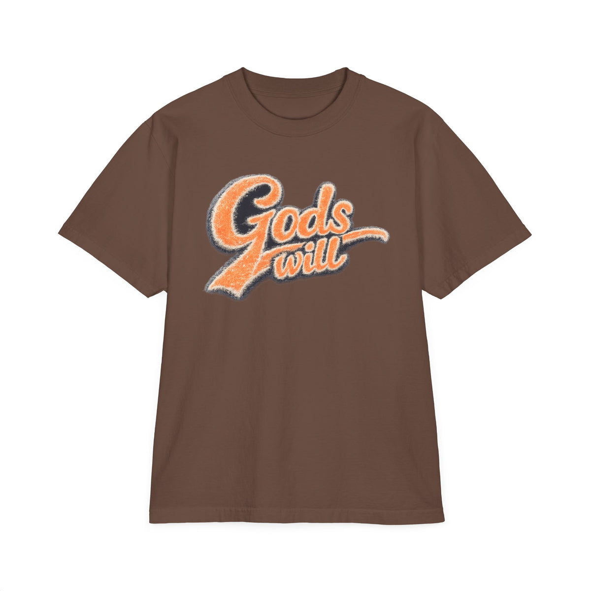 Gods will Gods bill Unisex Garment-Dyed Drop-Shoulder T-Shirt