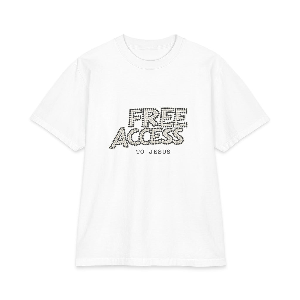 Free Access to Jesus Max Heavyweight Short Sleeve