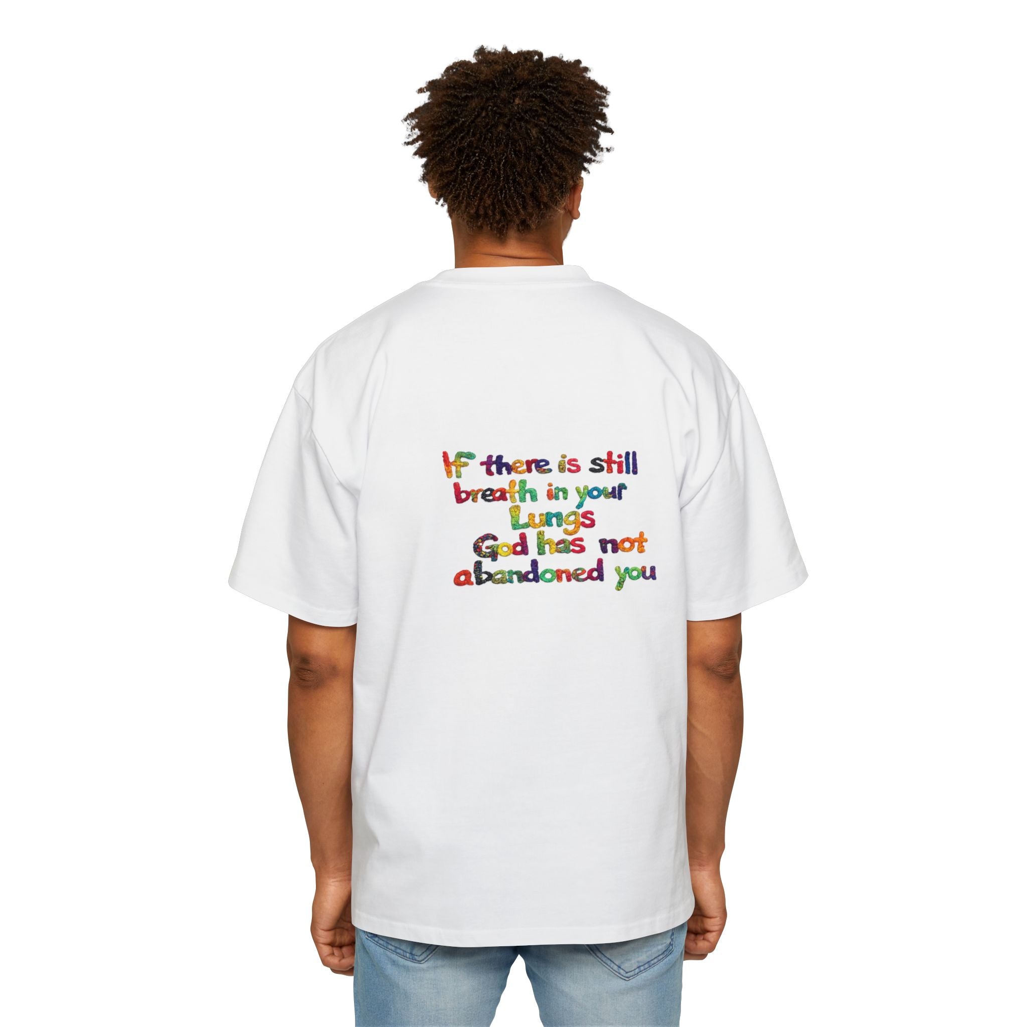 Father’s Day Special Heavy Oversized Tee- White