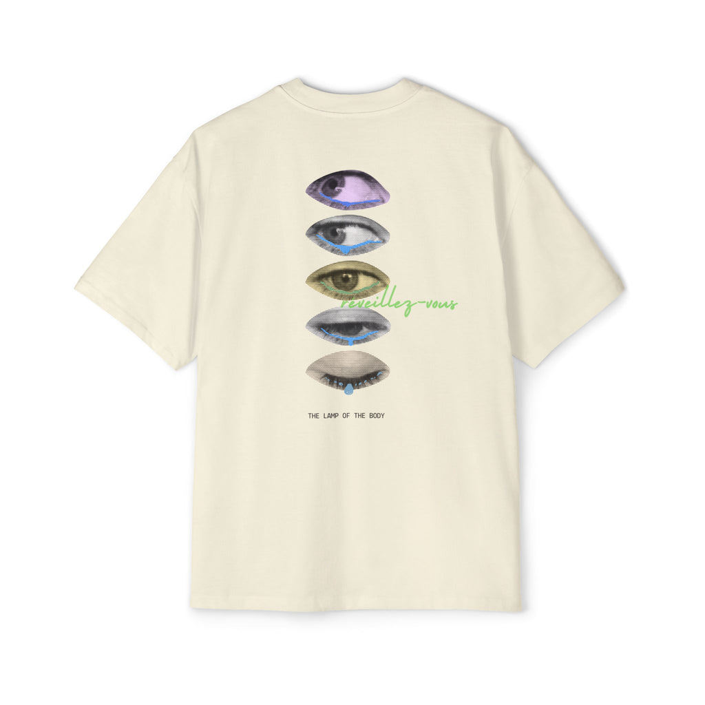 Protégé Graphic Tee — Retro Eye Print Oversized Men’s T‑Shirt