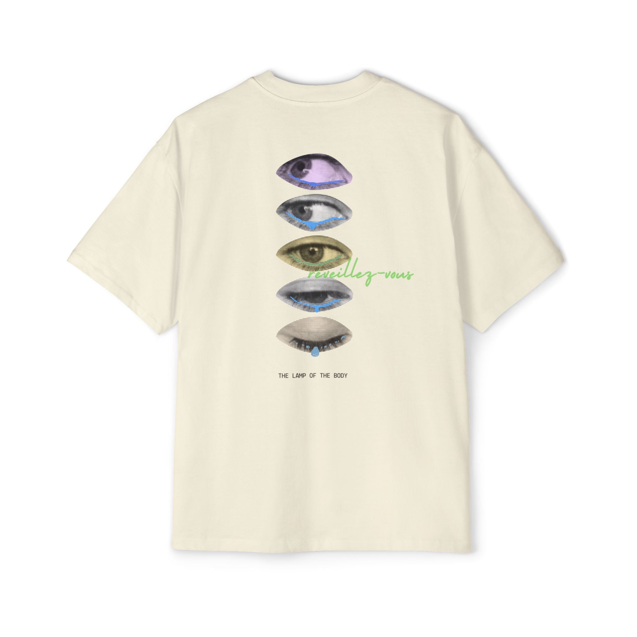 Protégé Graphic Tee — Retro Eye Print Oversized Men’s T‑Shirt