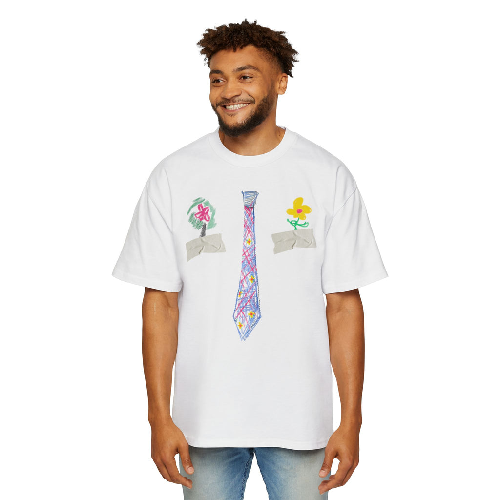 Father’s Day Special Heavy Oversized Tee- White