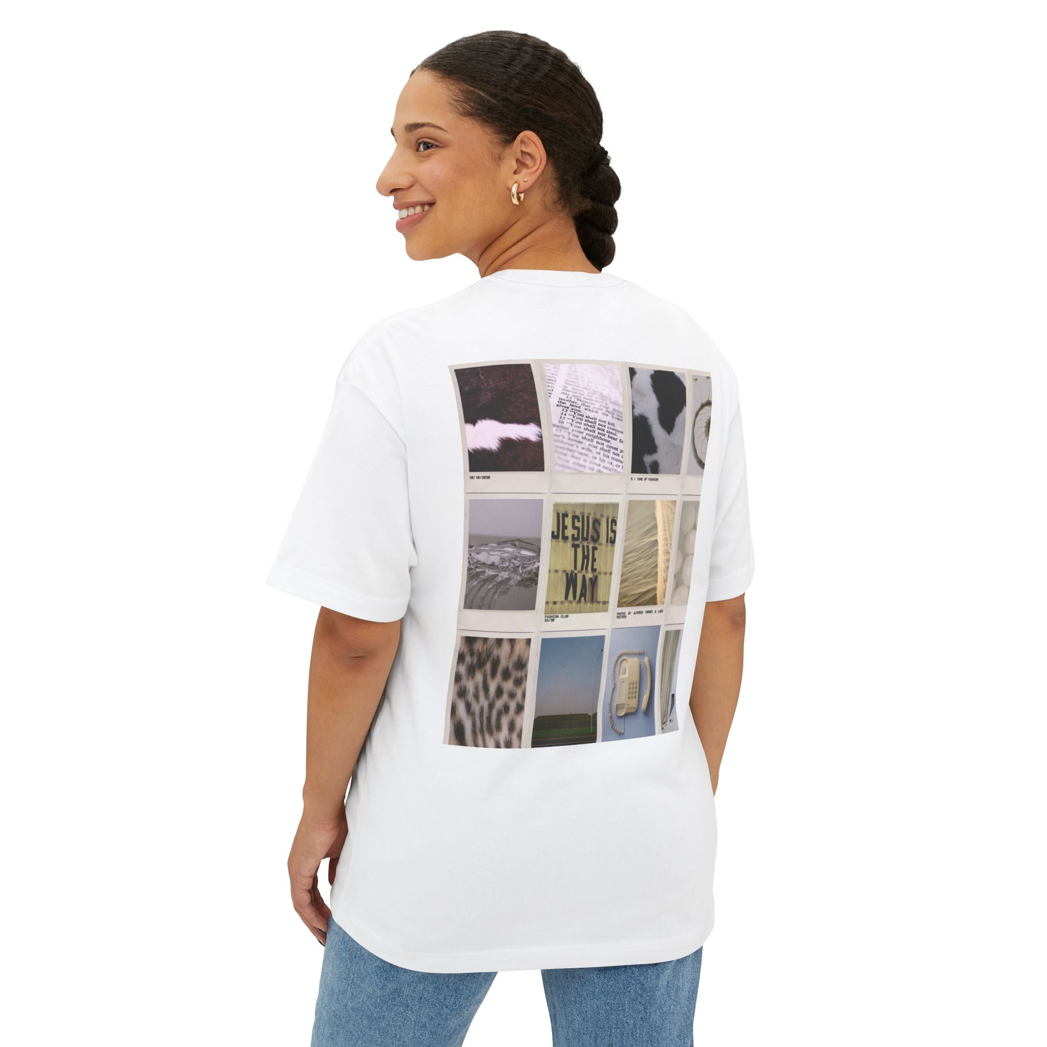 Jesus Is The Way Tee — Christian Graphic Boxy T‑Shirt