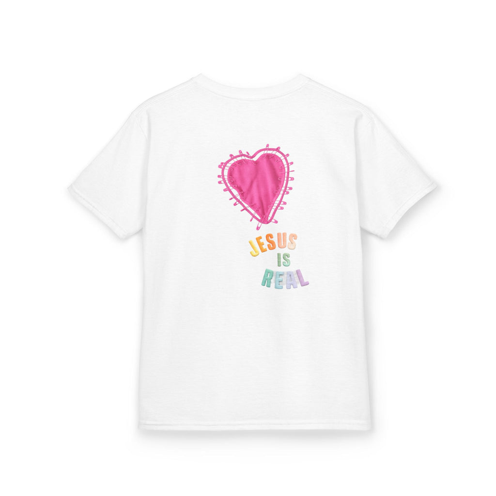 Jesus is Real Girls Heavy Cotton T