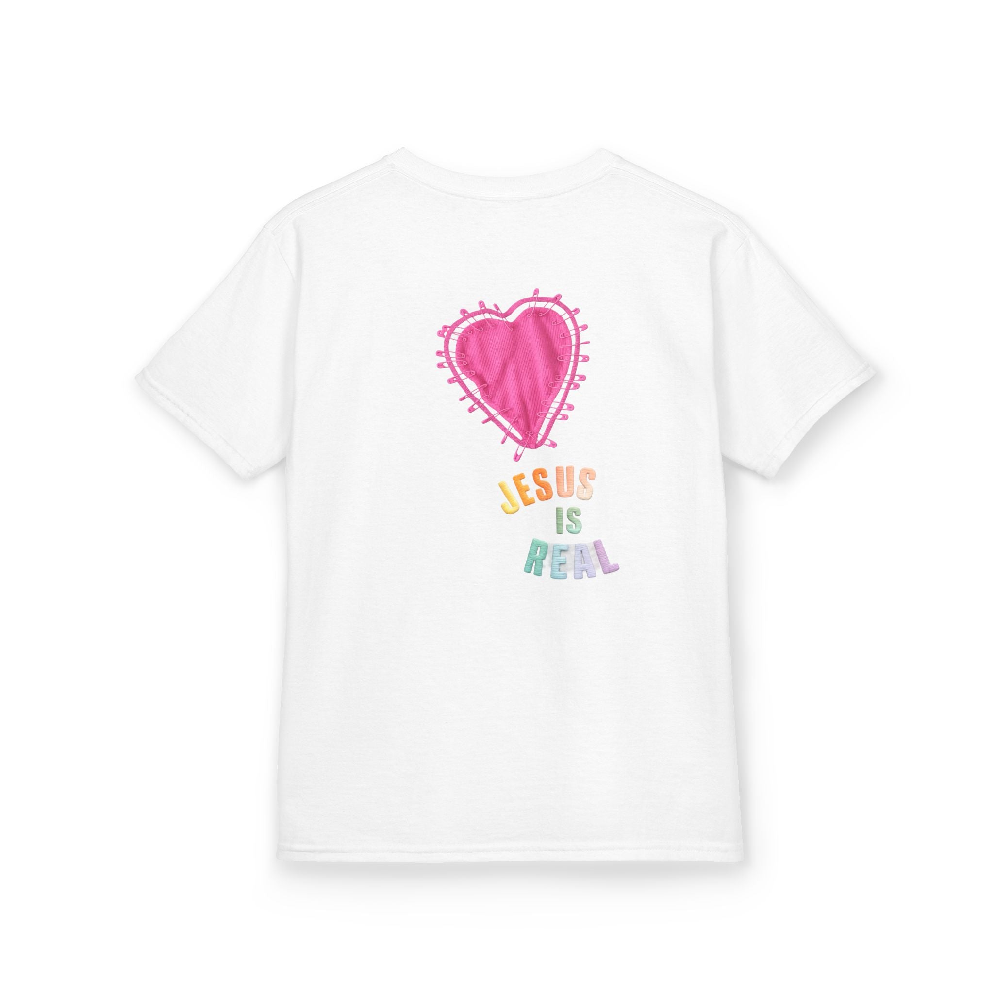 Jesus is Real Girls Heavy Cotton T
