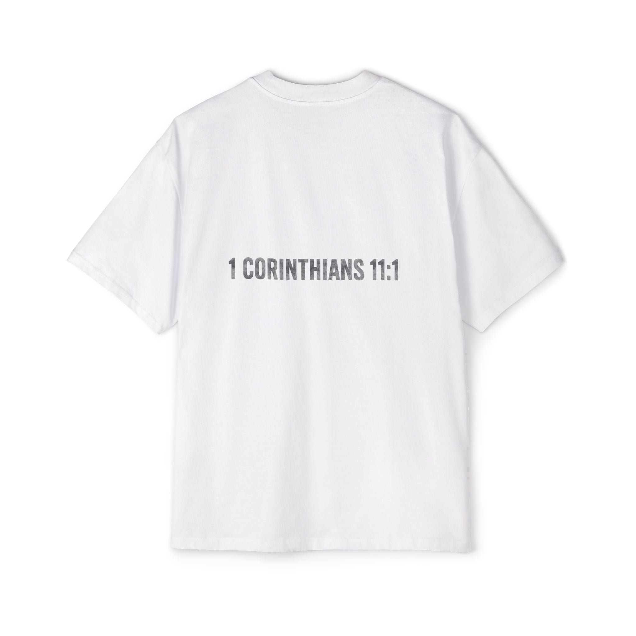 1 Corinthians 11:1 Heavy Oversized Tee