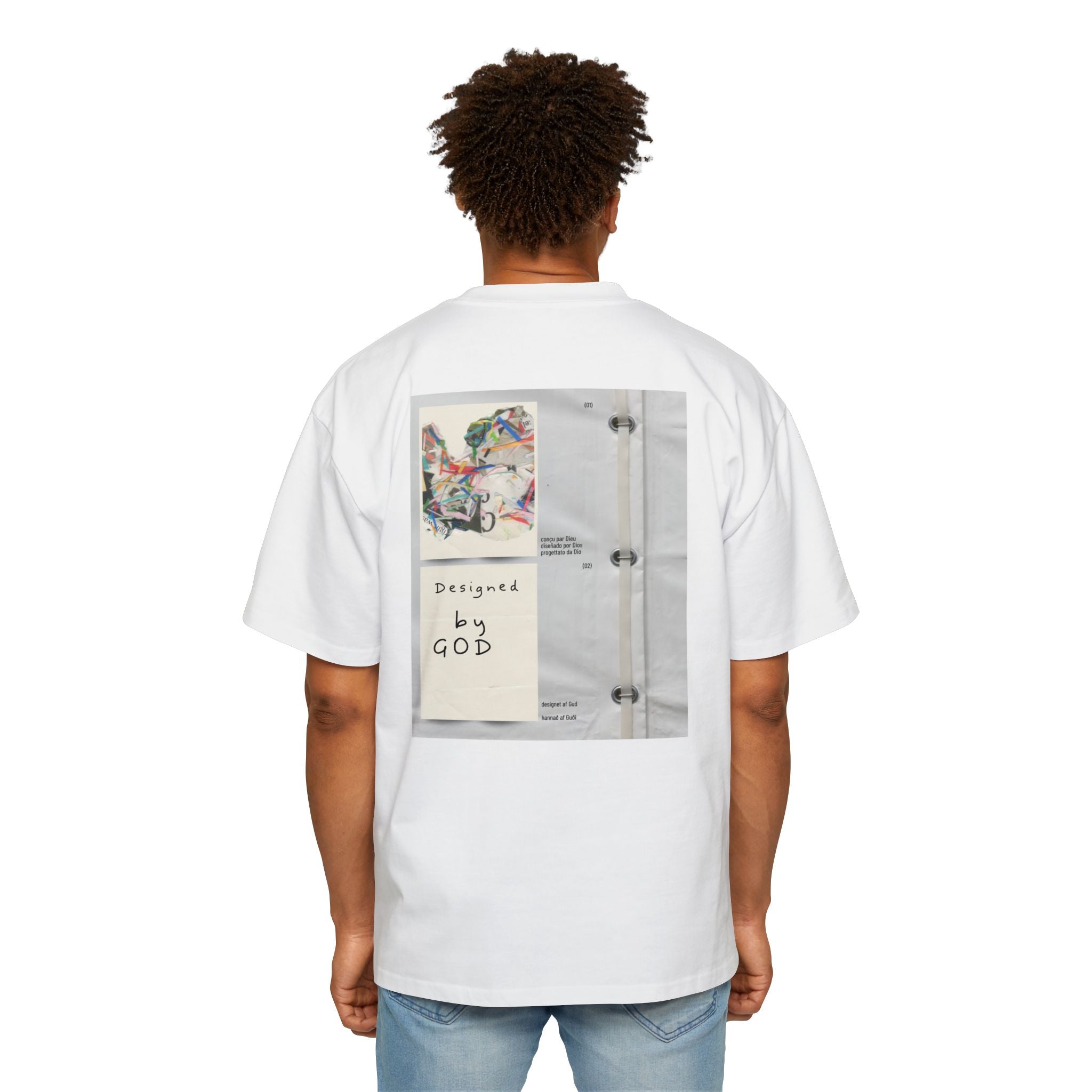 Designed by God Unisex Heavy Oversized Tee