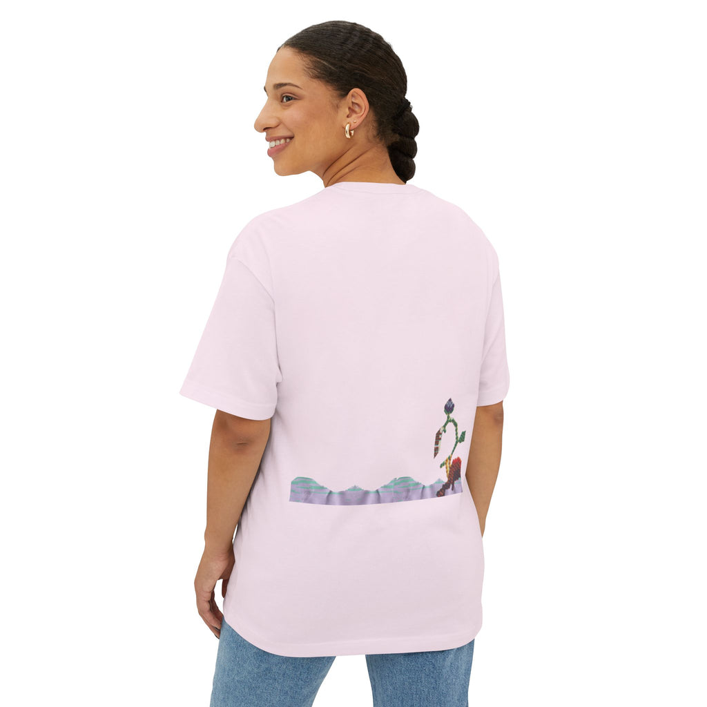 Graphic Tee — 'Life & Death Are In The Power Of...' Oversized Boxy T-Shirt Unisex