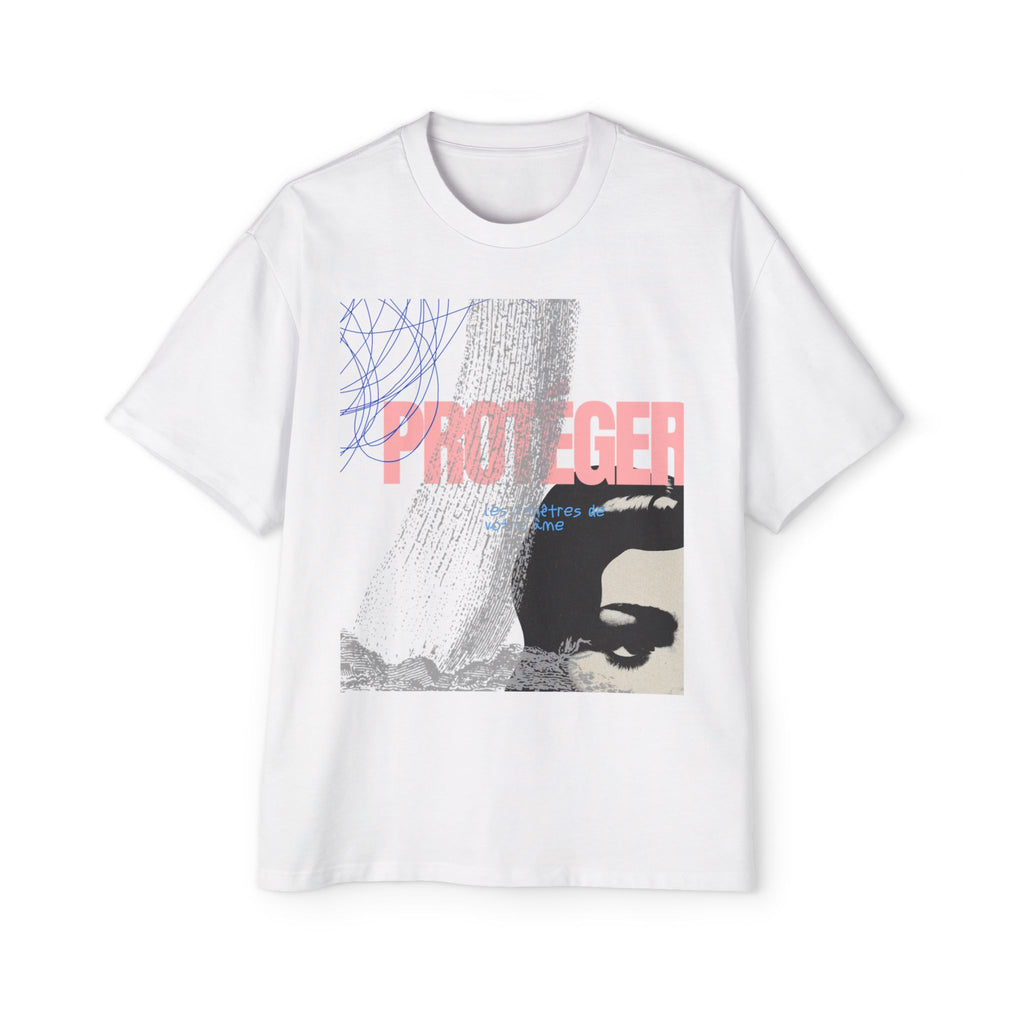 Protégé Graphic Tee — Retro Eye Print Oversized Men’s T‑Shirt
