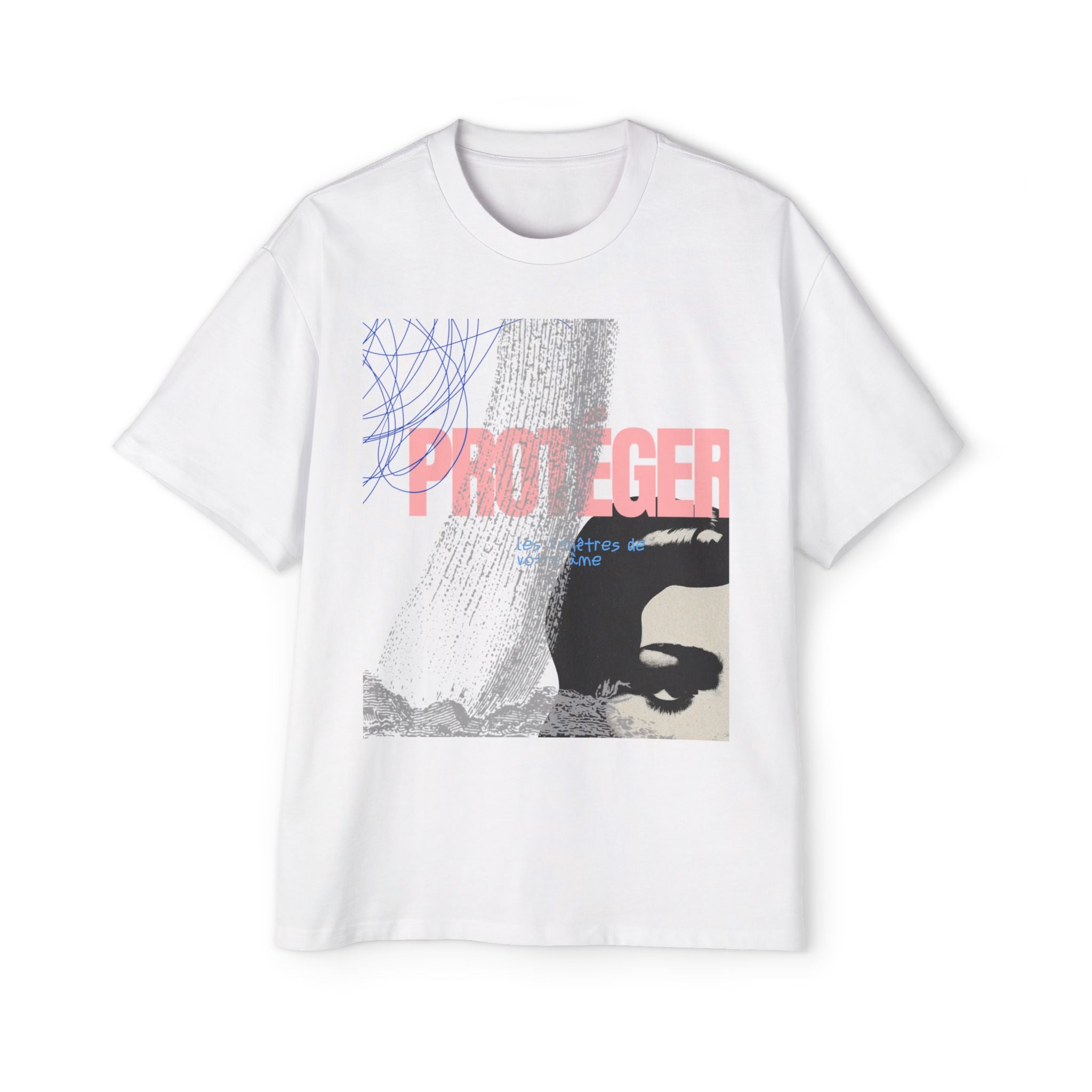 Protégé Graphic Tee — Retro Eye Print Oversized Men’s T‑Shirt