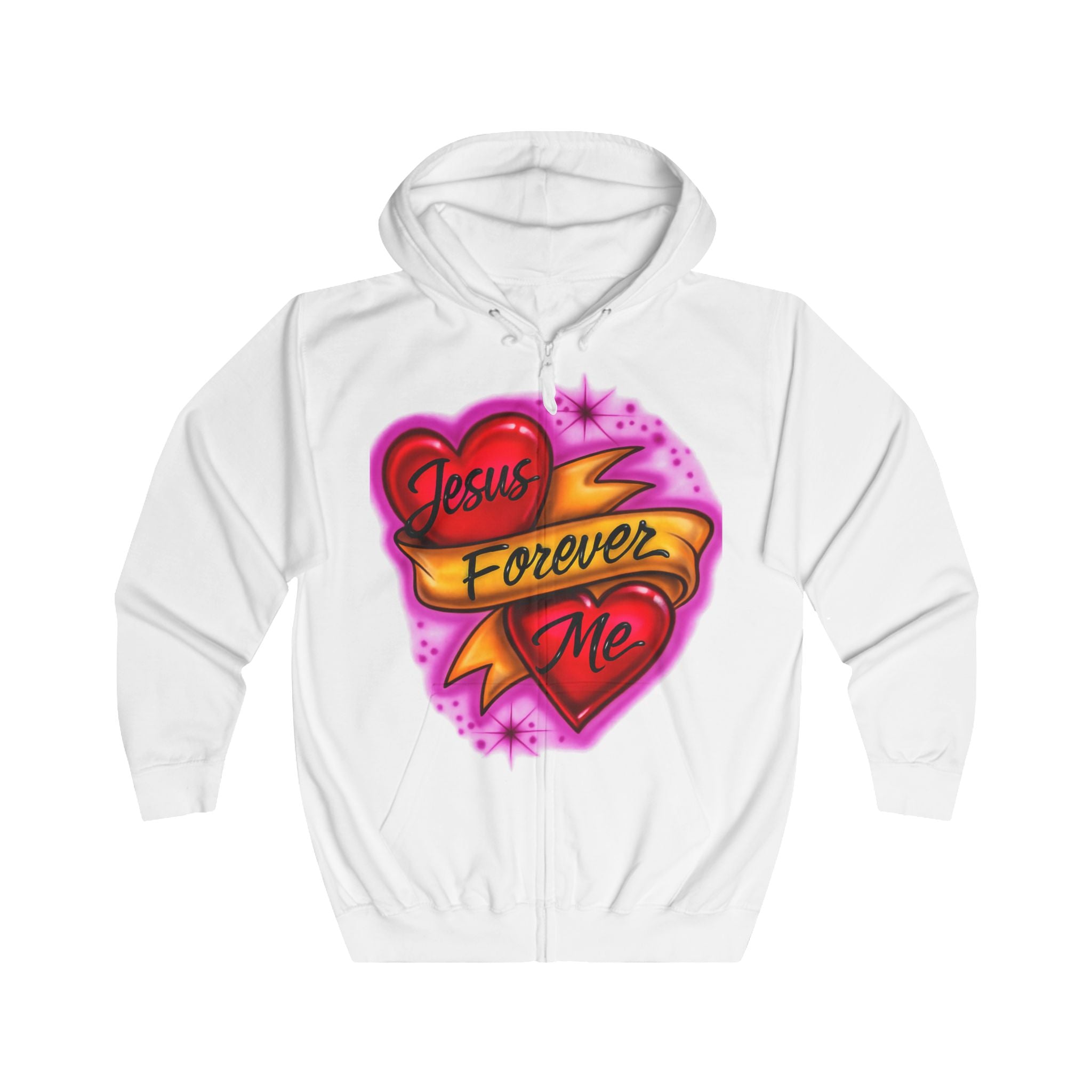Jesus plus me forever -Zip Hoodie
