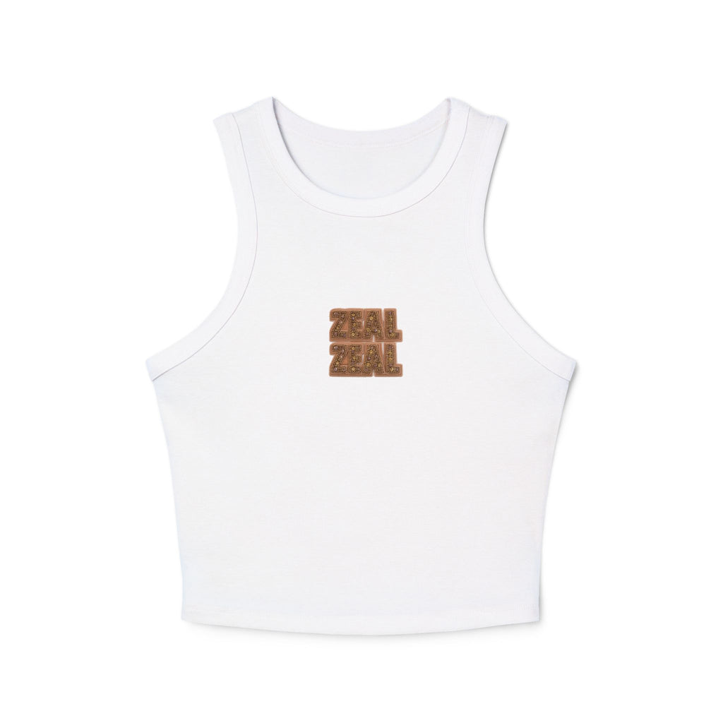 ZEAL ZEAL - Tan - Women's Racer Tank Top