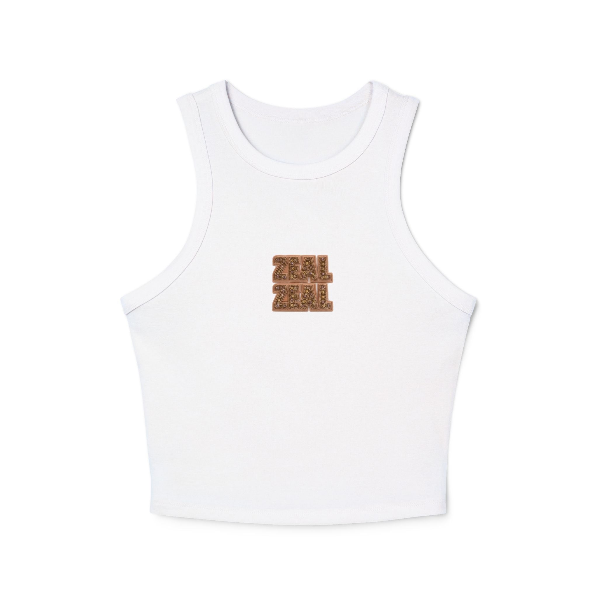 ZEAL ZEAL - Tan - Women's Racer Tank Top