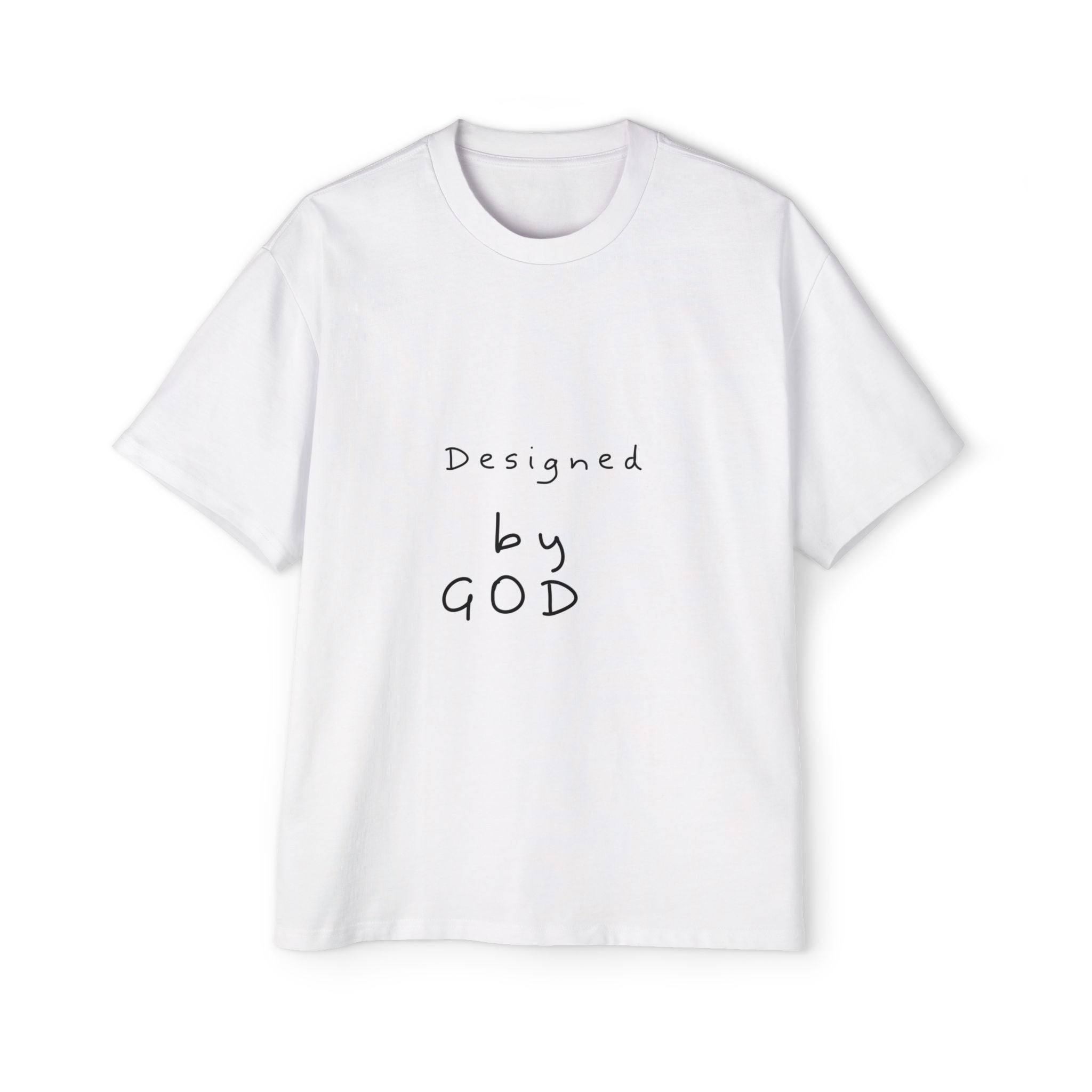 Designed by God Unisex Heavy Oversized Tee