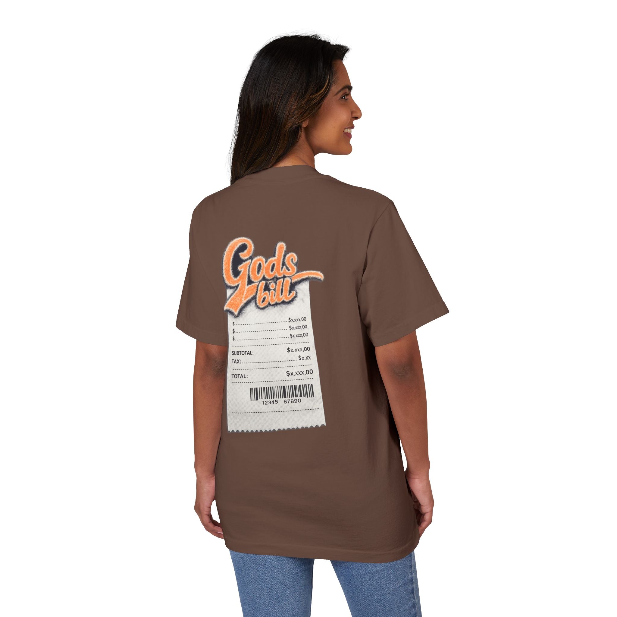 Gods will Gods bill Unisex Garment-Dyed Drop-Shoulder T-Shirt