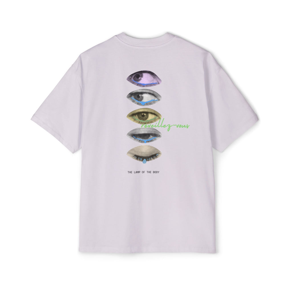 Protégé Graphic Tee — Retro Eye Print Oversized Men’s T‑Shirt