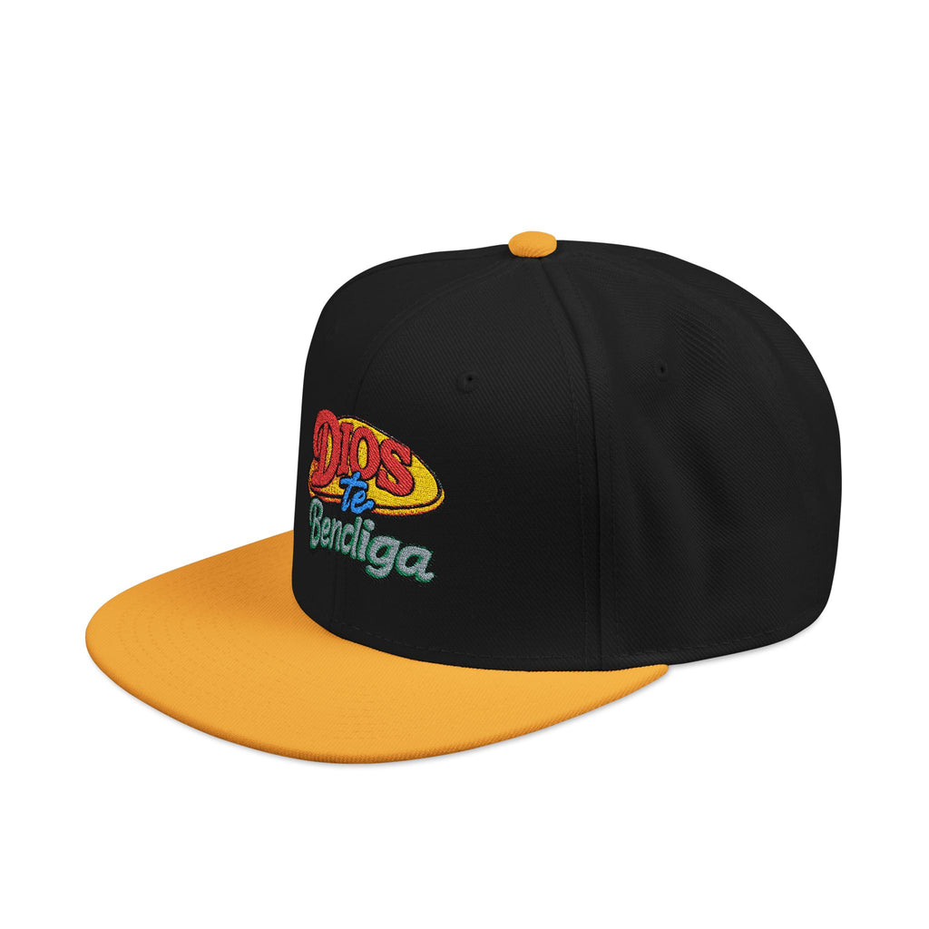 Dios te bendiga Snapback Gold