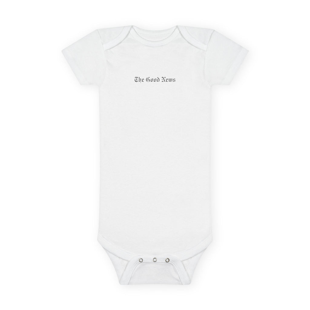 The Good News Unisex Onesie® Organic Baby Bodysuit