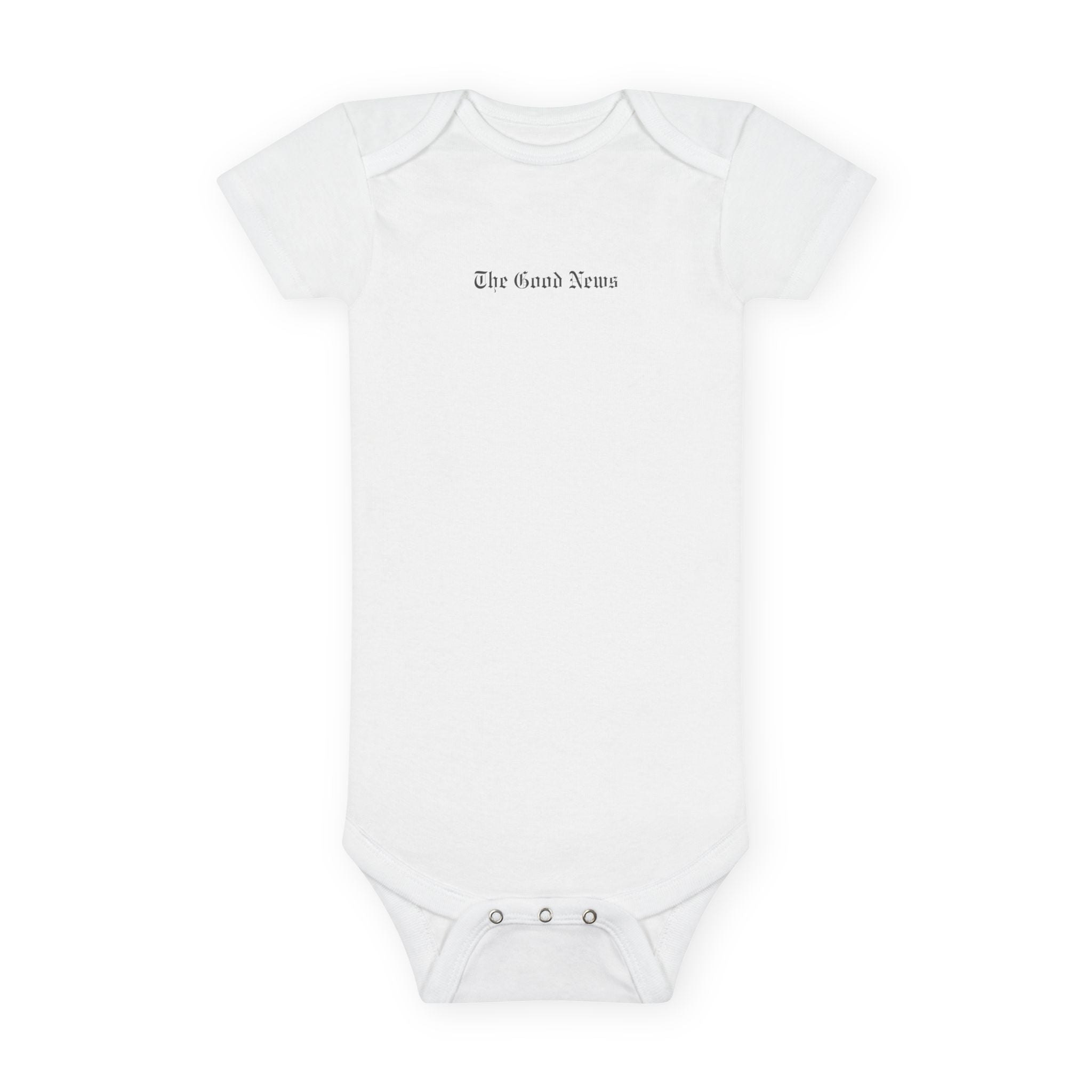 The Good News Unisex Onesie® Organic Baby Bodysuit