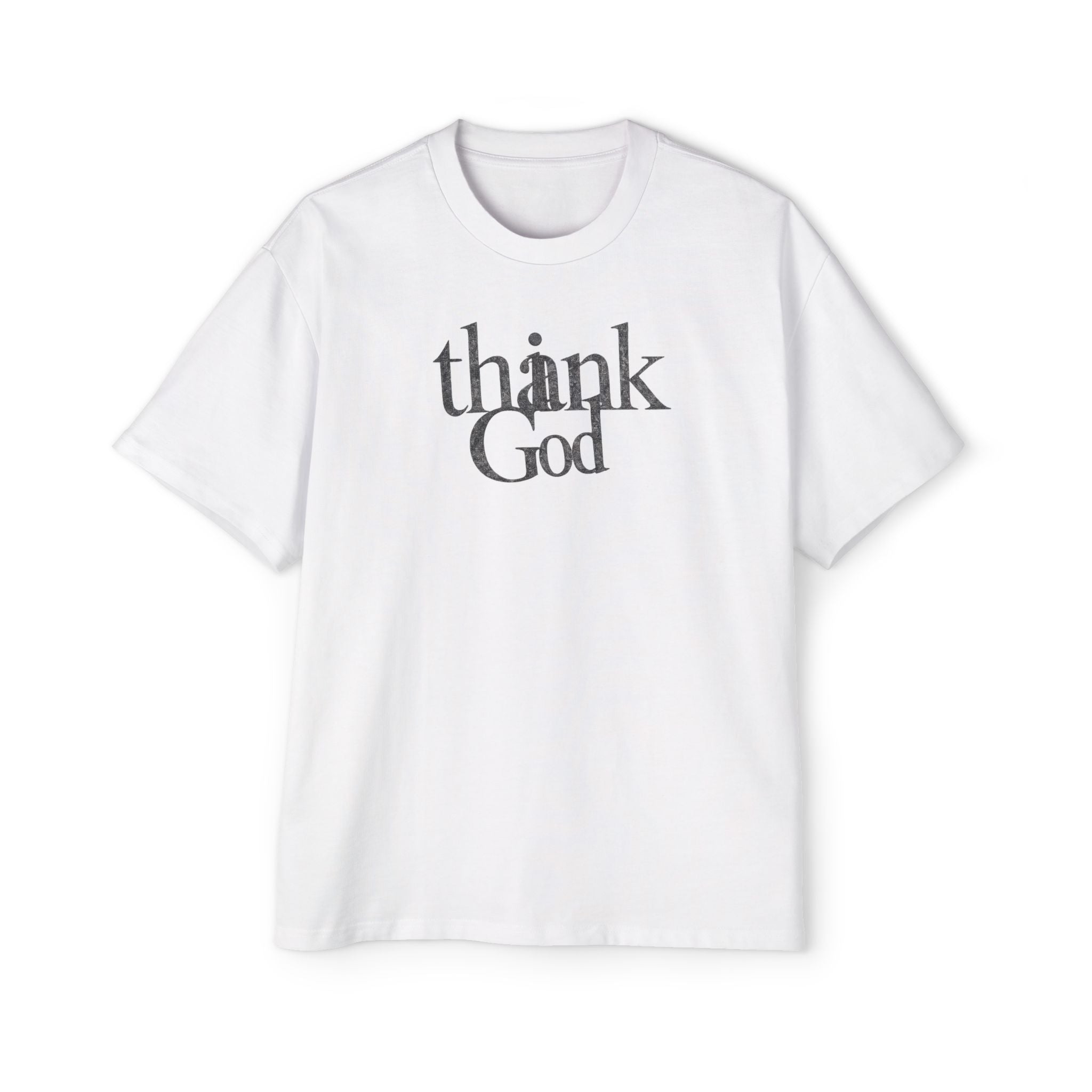 i thank God Unisex Heavy Oversized Tee