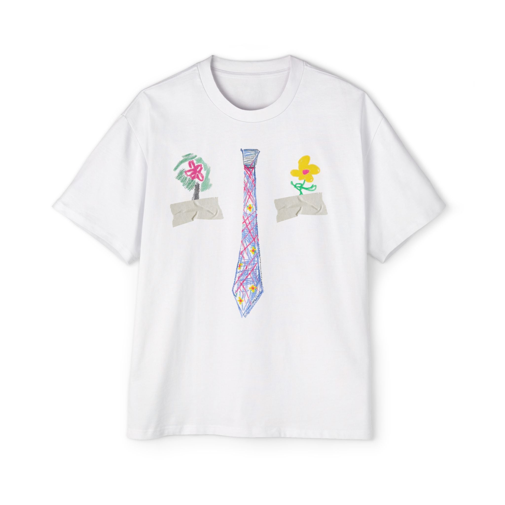 Father’s Day Special Heavy Oversized Tee- White