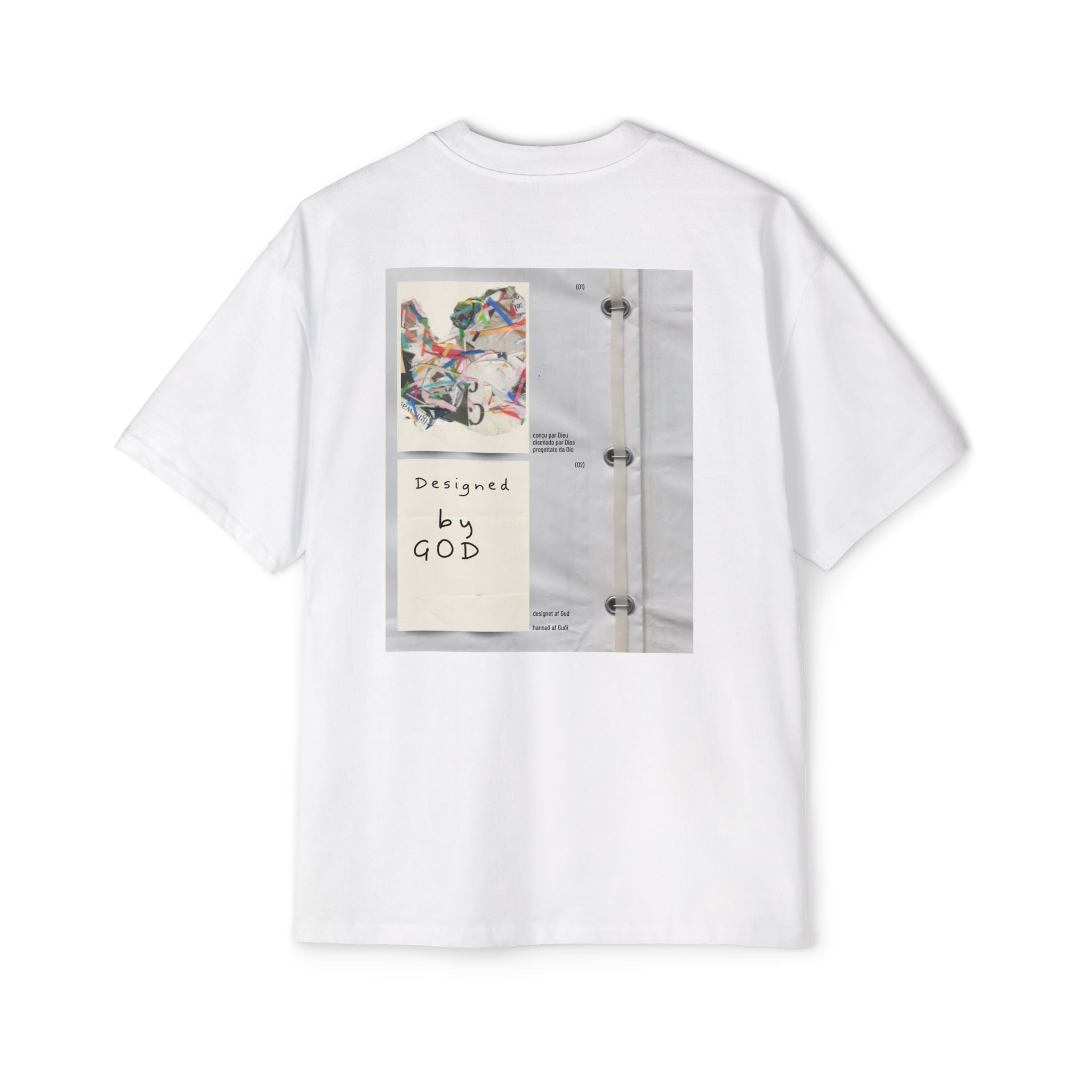 Designed by God Unisex Heavy Oversized Tee