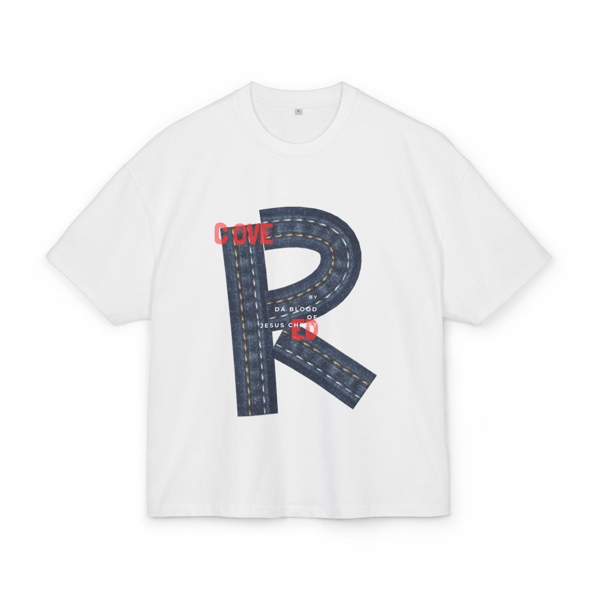 Covered by Da Blood T- Shirt Denim print
