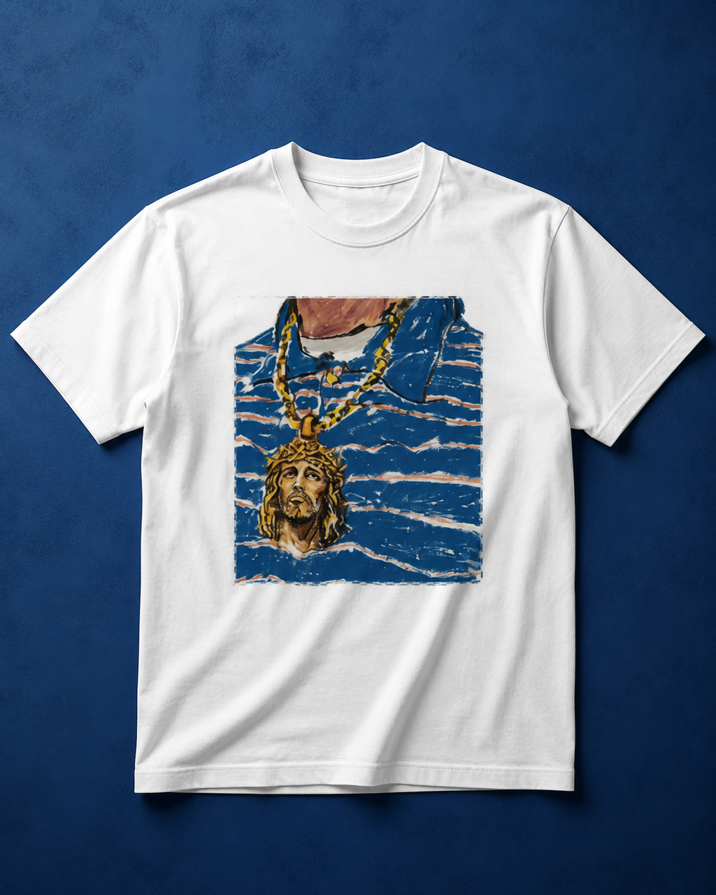 Jesus Necklace  Heavyweight T-Shirt