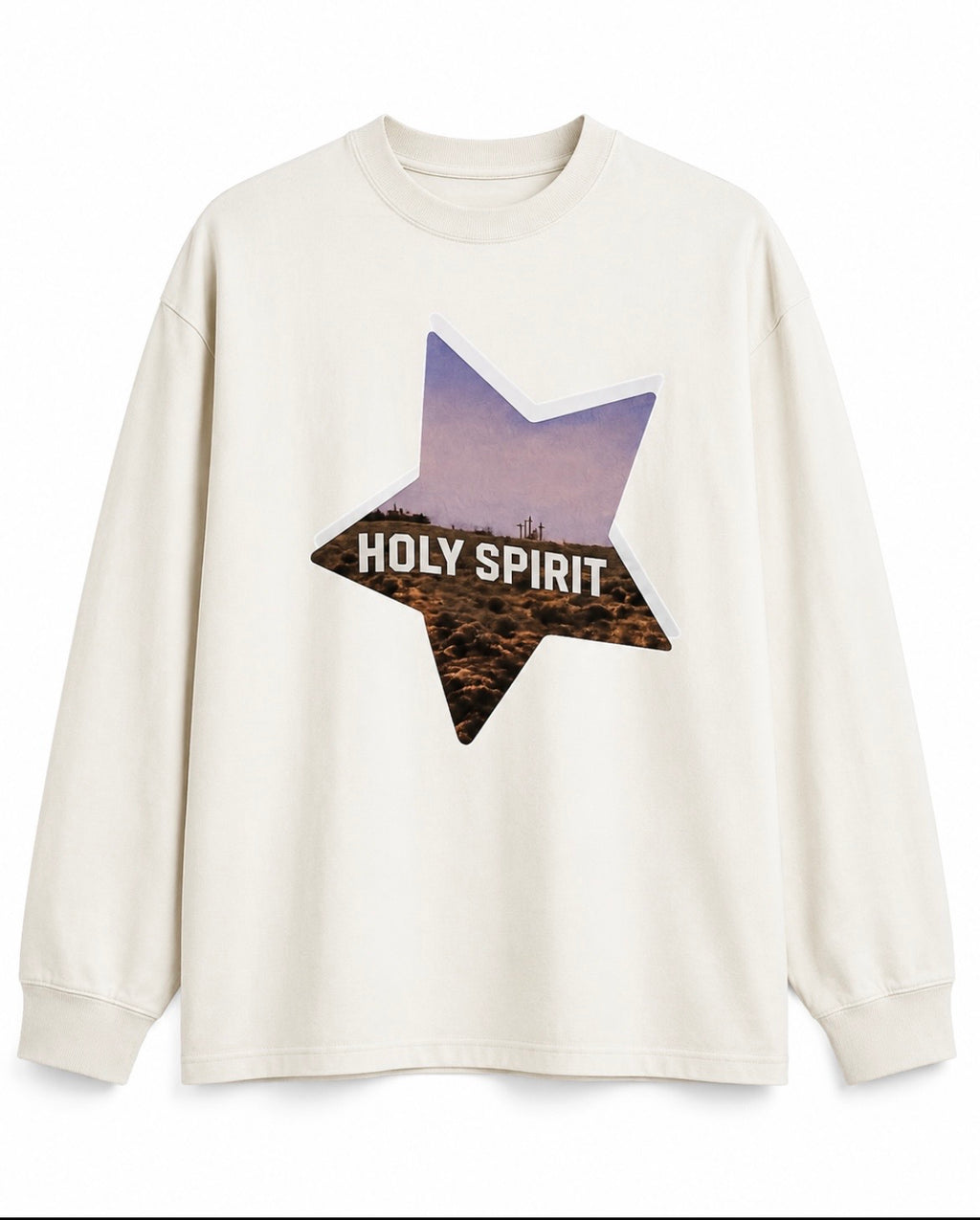 Holy Spirit Max Heavyweight Oversized Long Sleeve T-Shirt
