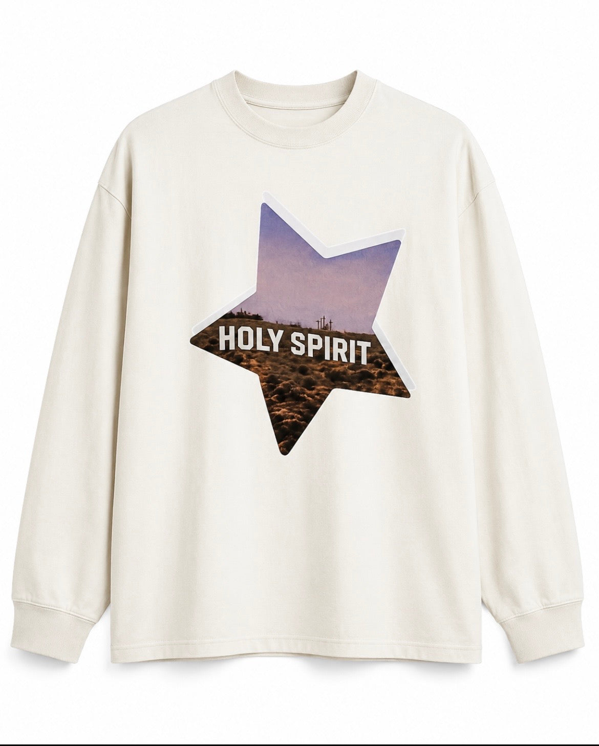 Holy Spirit Max Heavyweight Oversized Long Sleeve T-Shirt