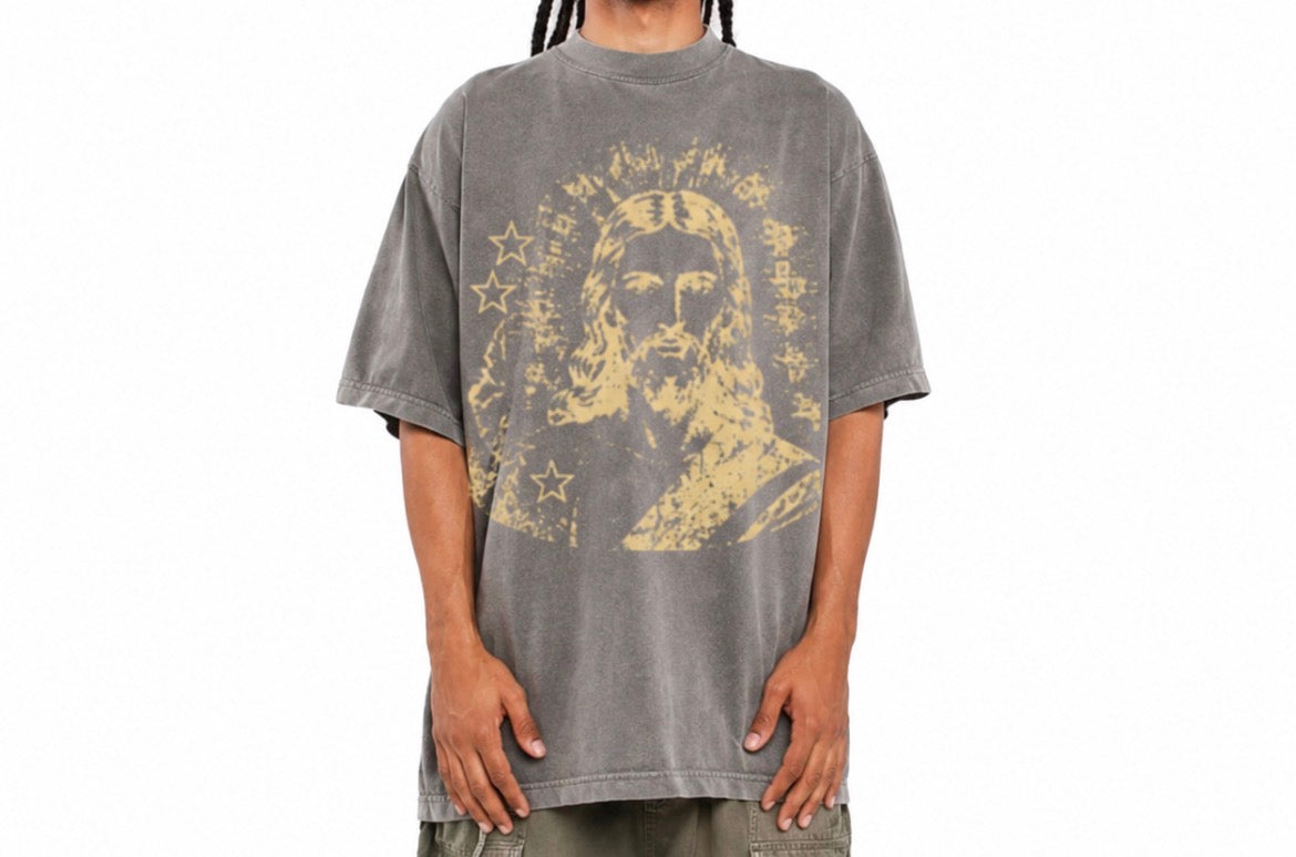 Jesús Salva Vidas Unisex Max Heavyweight Garment-Dyed T-Shirt