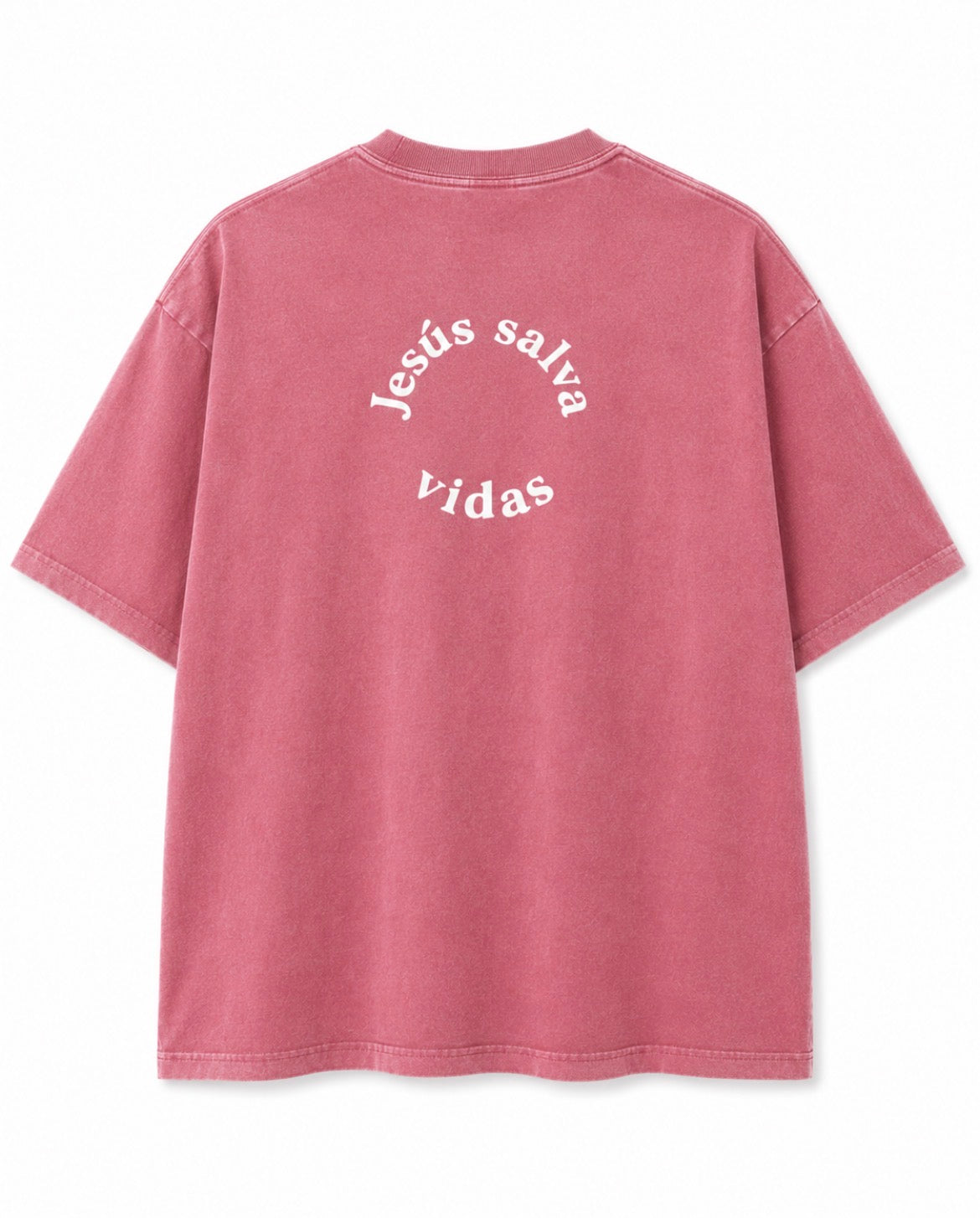 Jesús Salva Vidas Unisex Max Heavyweight Garment-Dyed T-Shirt Red