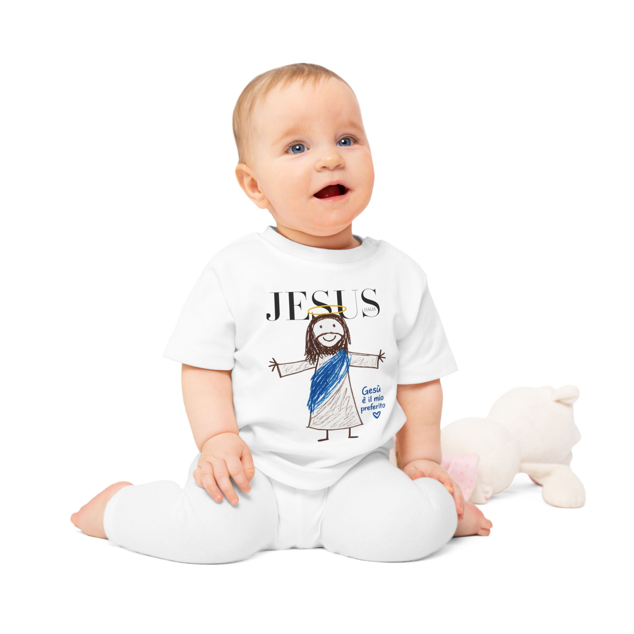 Gesù è il mio preferito Baby T-Shirt