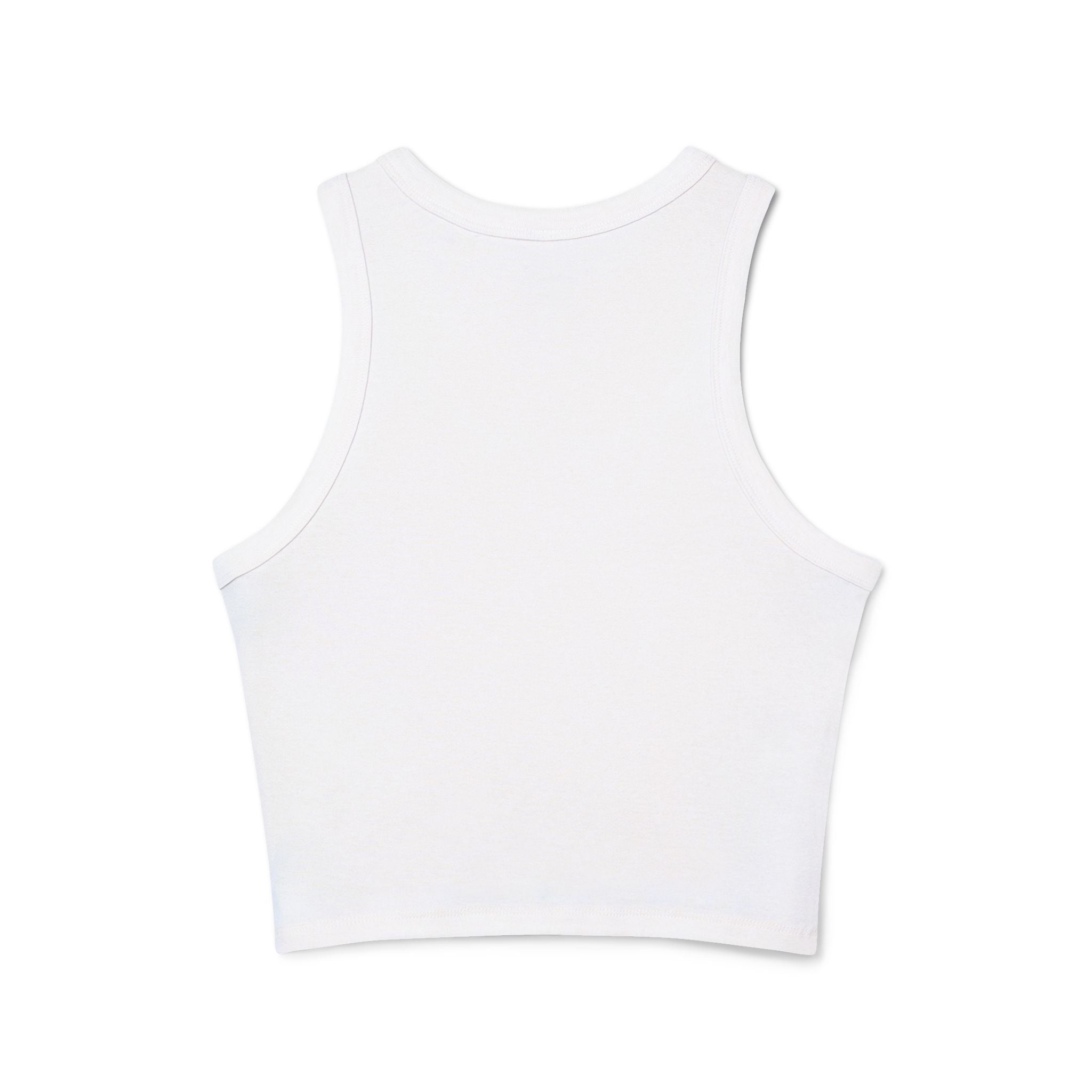 God Floral Racer Tank Top — Women's Christian Faith Crop Tank