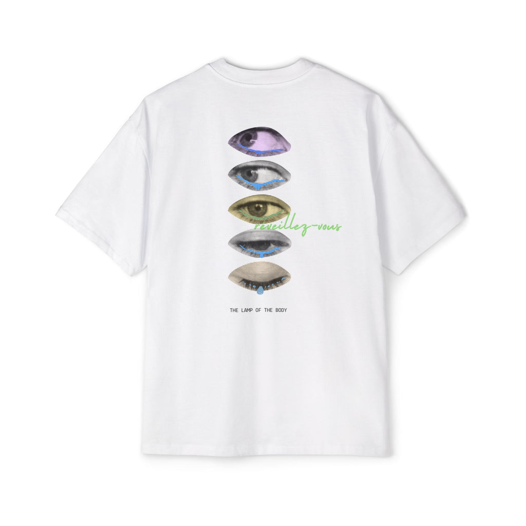 Protégé Graphic Tee — Retro Eye Print Oversized Men’s T‑Shirt