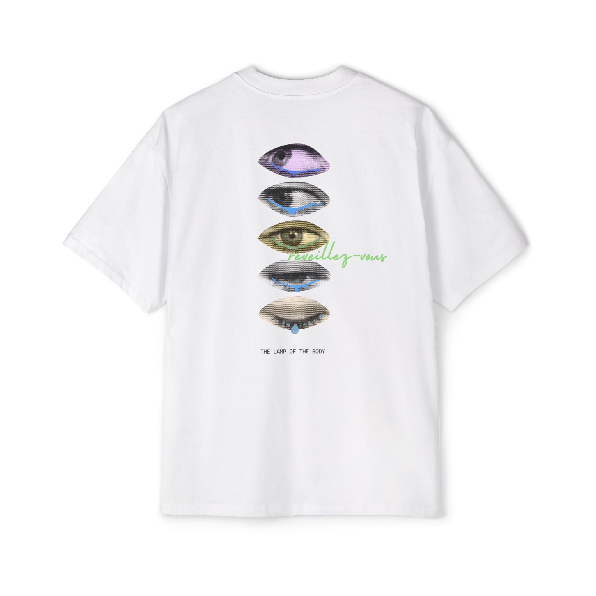 Protégé Graphic Tee — Retro Eye Print Oversized Men’s T‑Shirt