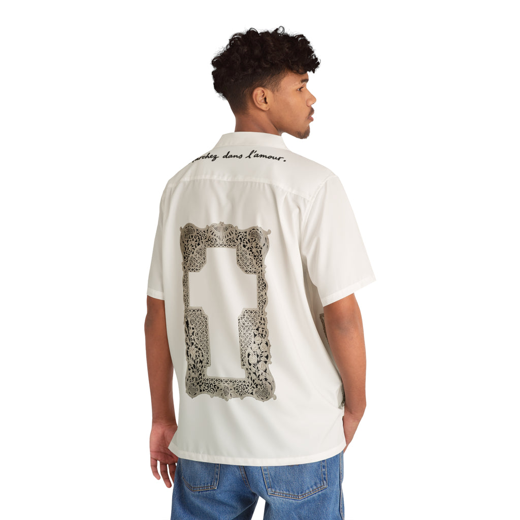 Walk in Love Men's Hawaiian Shirt