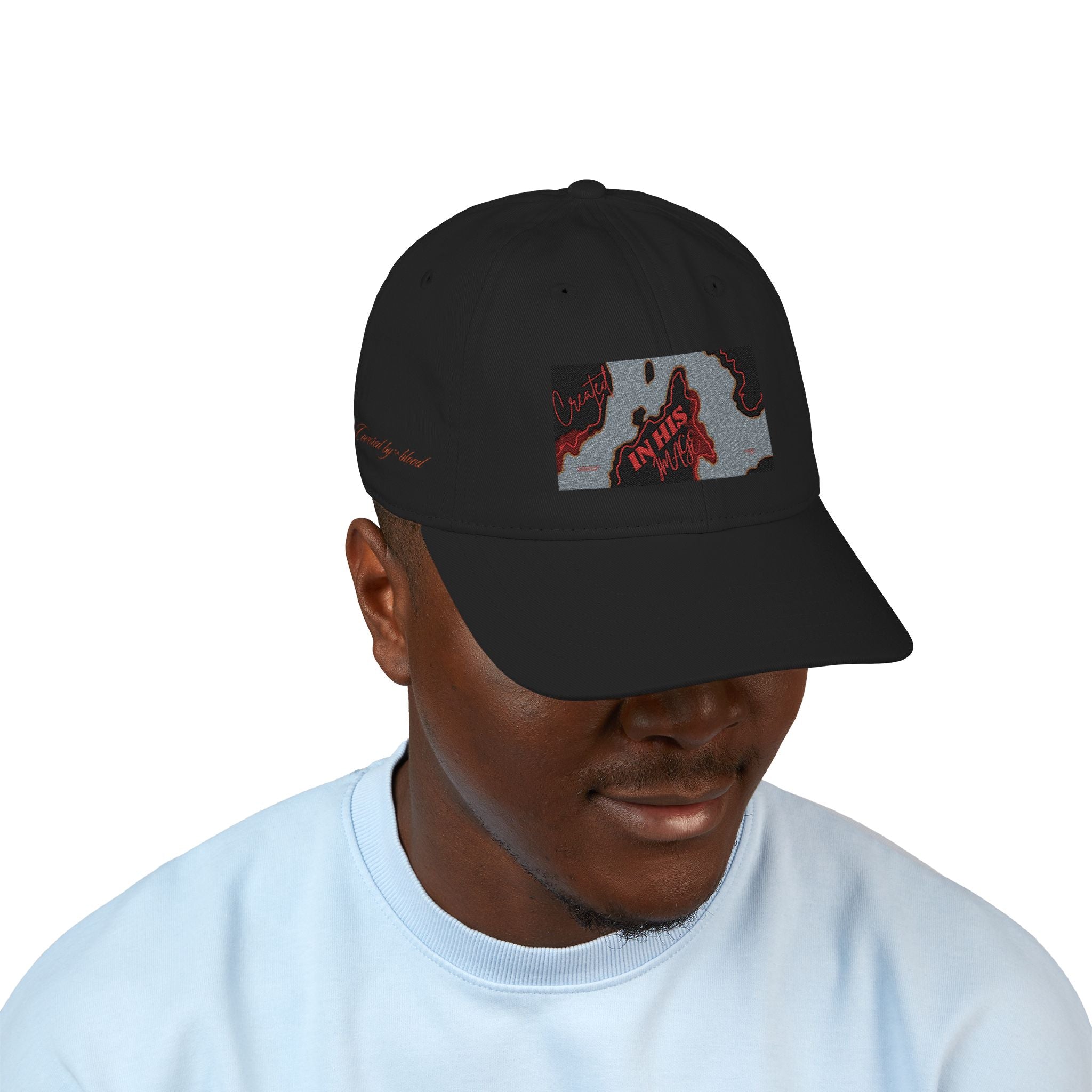 Embroidered Baseball Cap — Organic Cotton created in his image