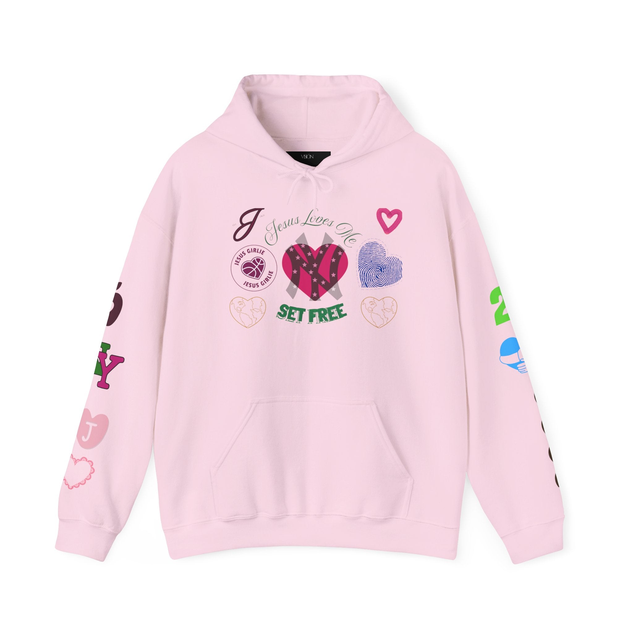 Jesus Loves Me Graphic Hoodie — NY Style Christian Sweatshirt