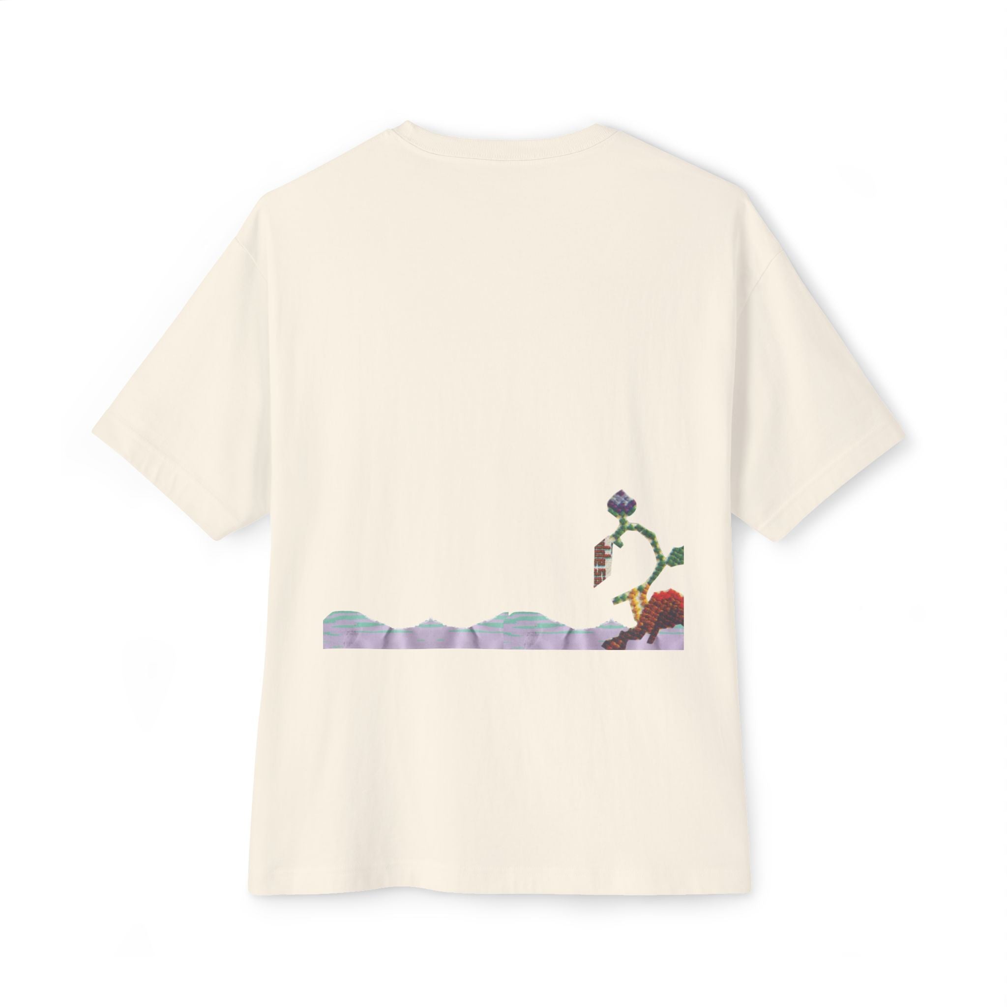 Graphic Tee — 'Life & Death Are In The Power Of...' Oversized Boxy T-Shirt Unisex
