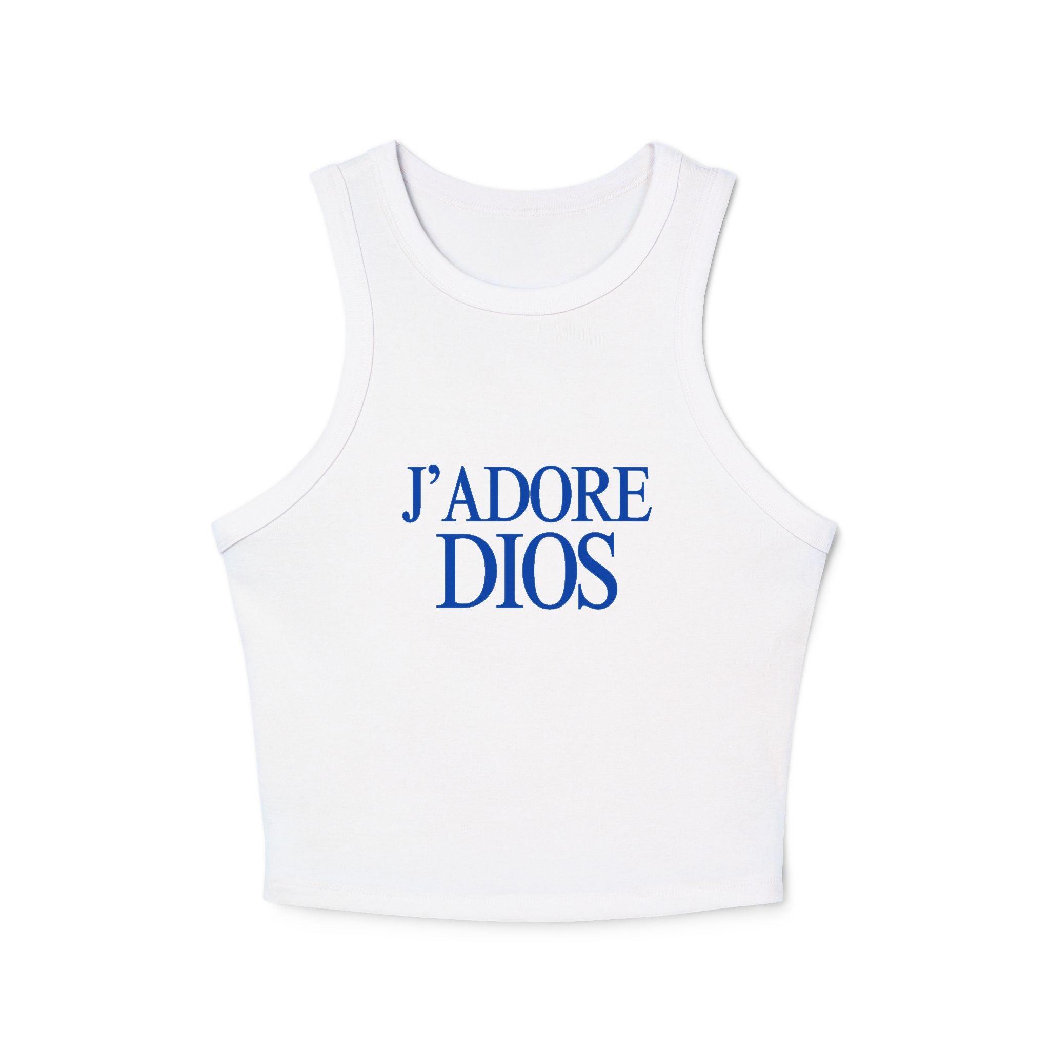 J’adore Dios - Blue -  Women's Racer Tank Top
