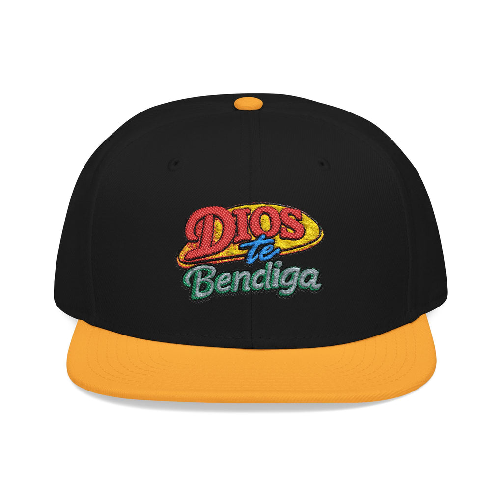 Dios te bendiga Snapback Gold