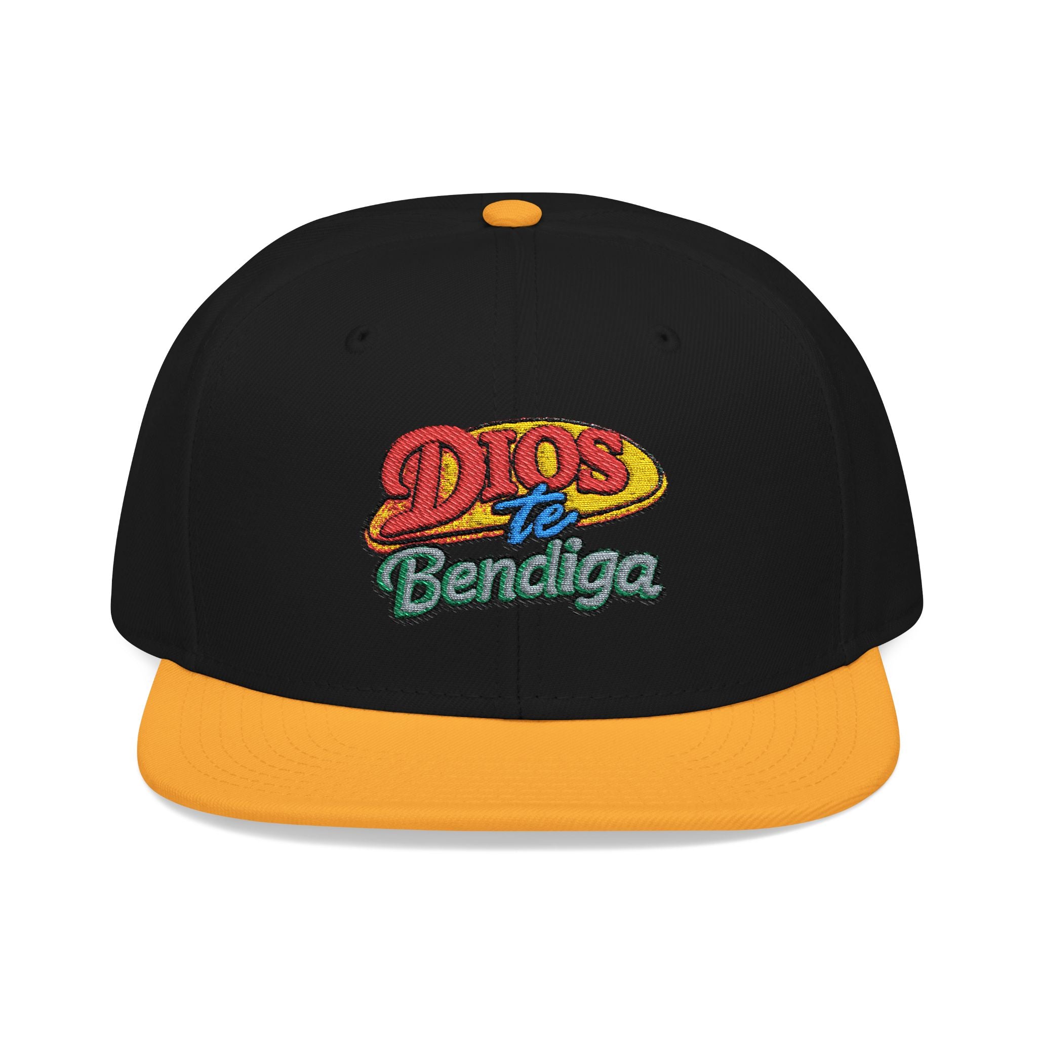 Dios te bendiga Snapback Gold