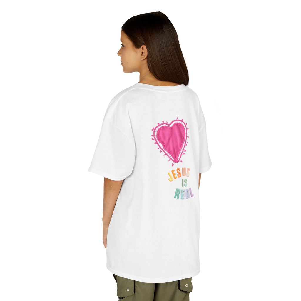 Jesus is Real Girls Heavy Cotton T