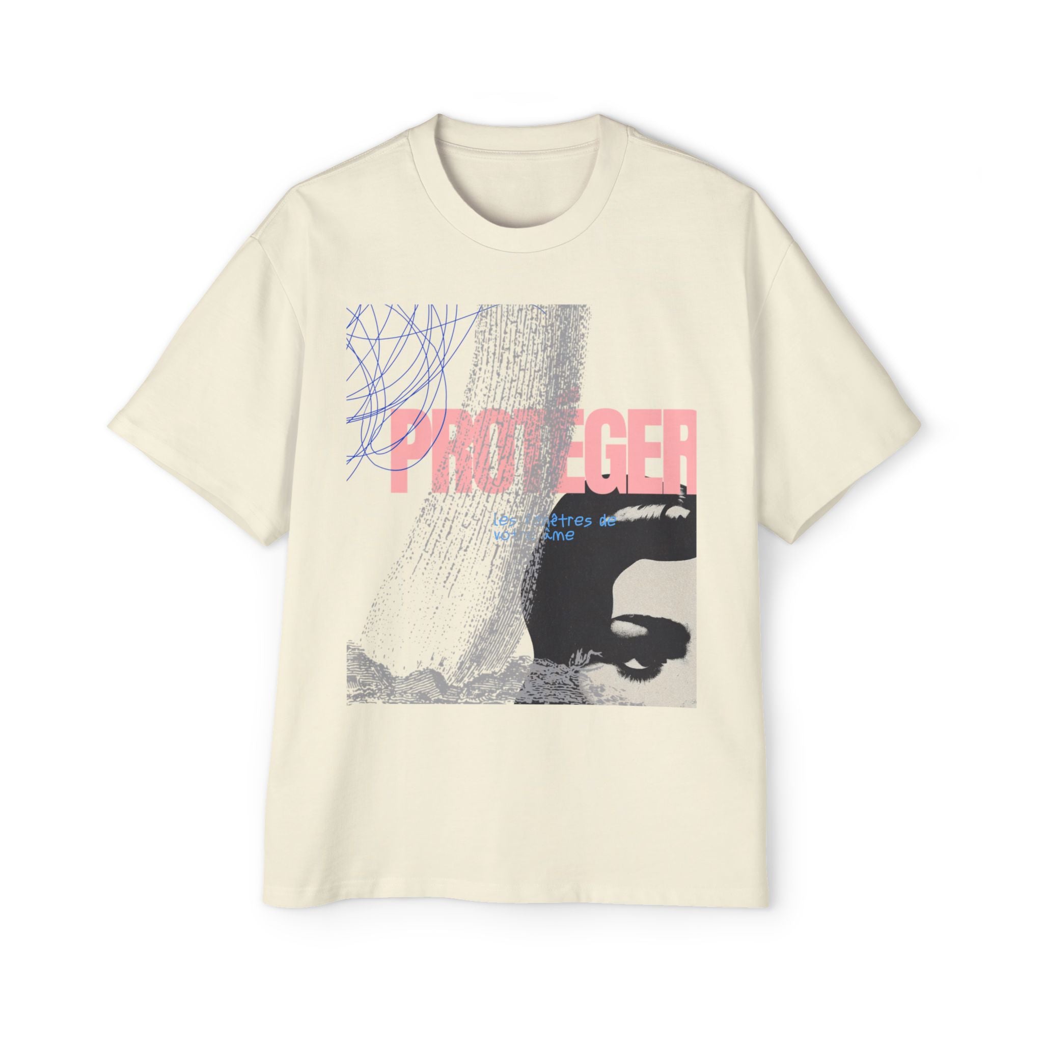 Protégé Graphic Tee — Retro Eye Print Oversized Men’s T‑Shirt
