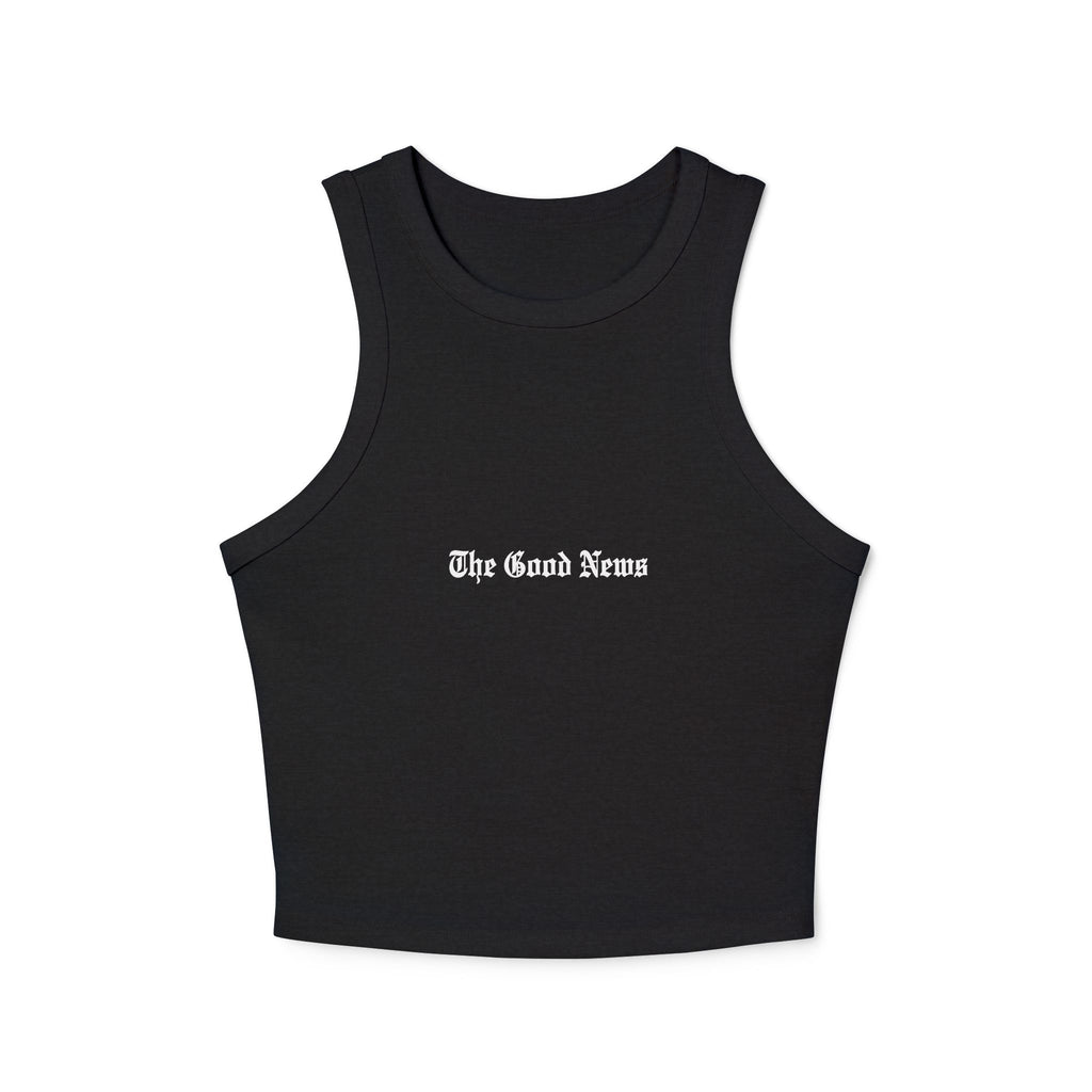 The Good News Tank in black