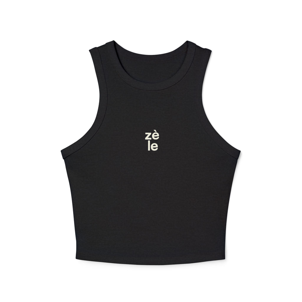 Zèle black Racer Tank Top Women