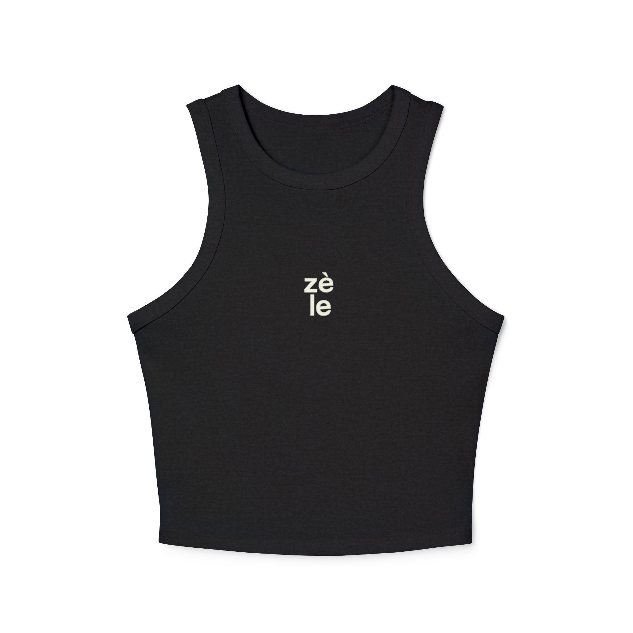 Zèle black Racer Tank Top Women