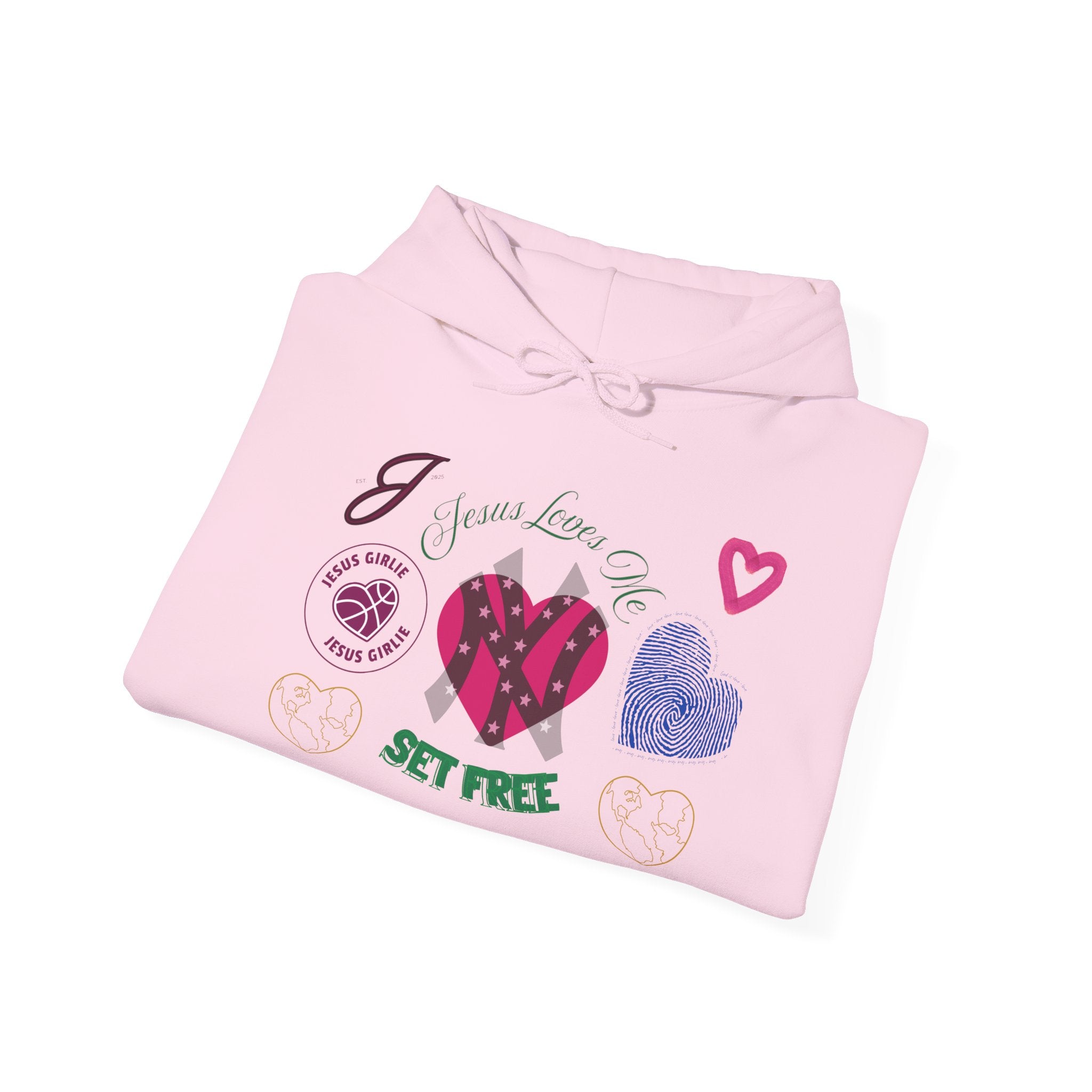 Jesus Loves Me Graphic Hoodie — NY Style Christian Sweatshirt